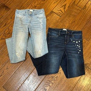 Lot of 2 pairs of girls So jeans size 14